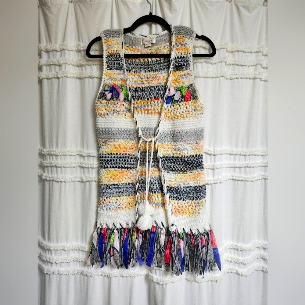 Boho style, Kamana knitted vest